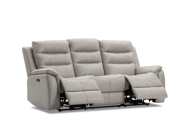 NADAL FABRIC 3 Seater Sofa with 2 Electric Recliners