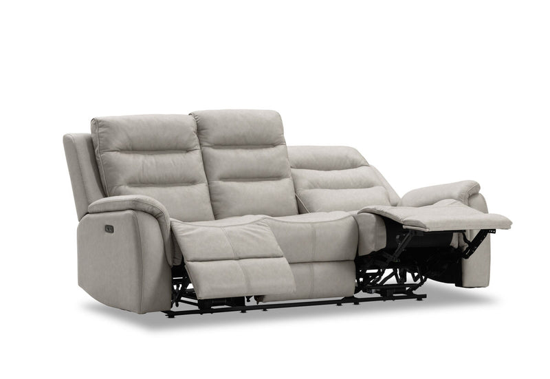 NADAL FABRIC 3 Seater Sofa with 2 Electric Recliners