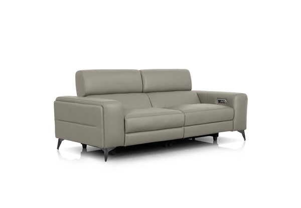 SINATRA LEATHER 3 Seater with 2 Inbuilt Electric Recliners