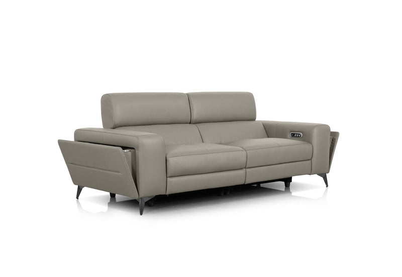 SINATRA LEATHER 3 Seater with 2 Inbuilt Electric Recliners