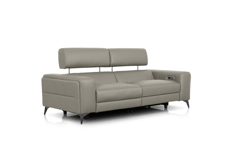 SINATRA LEATHER 3 Seater with 2 Inbuilt Electric Recliners