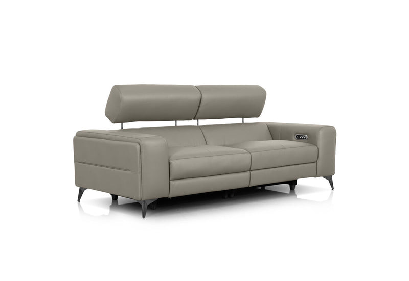 SINATRA LEATHER 3 Seater with 2 Inbuilt Electric Recliners