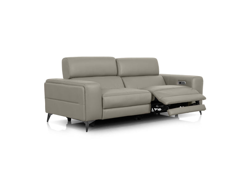 SINATRA LEATHER 3 Seater with 2 Inbuilt Electric Recliners