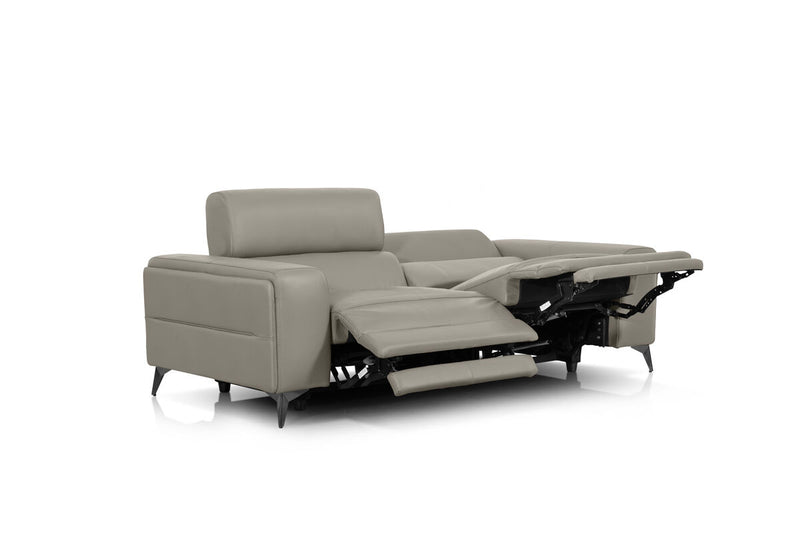 SINATRA LEATHER 3 Seater with 2 Inbuilt Electric Recliners