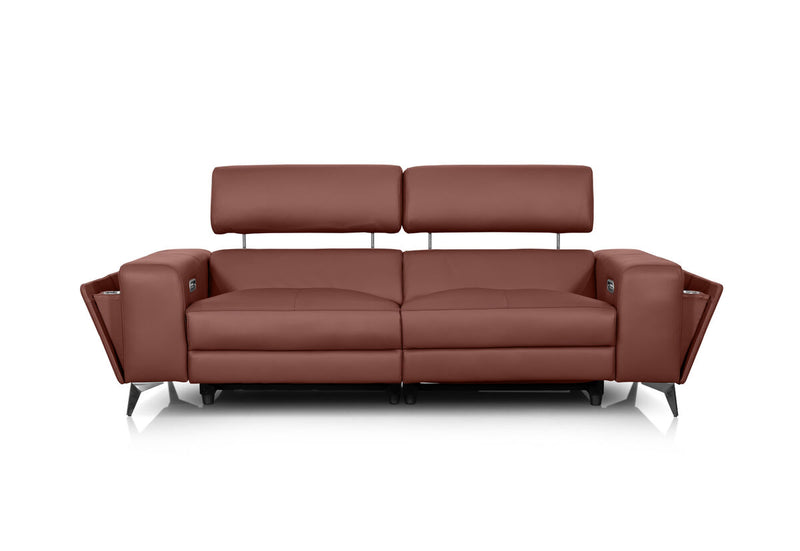 SINATRA LEATHER 3 Seater with 2 Inbuilt Electric Recliner