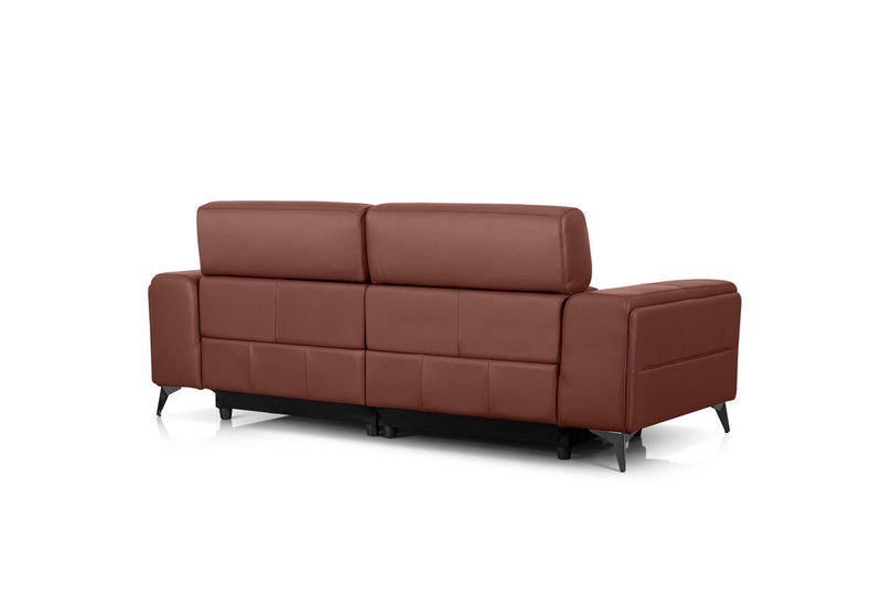 SINATRA LEATHER 3 Seater with 2 Inbuilt Electric Recliner