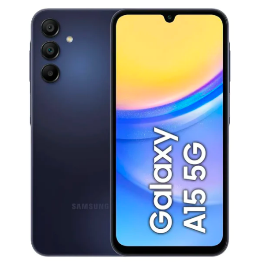 Samsung Galaxy A15 5G Smartphone Factory Unlocked Android Mobile Phone, 128GB, Blue Black