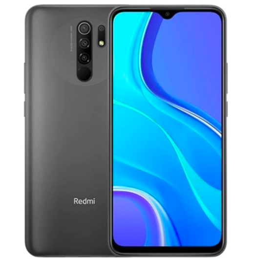 Xiaomi Redmi 9 64GB, 4GB RAM, 6.53" Full HD + AI Quad Camera, LTE Factory Unlocked Smartphone - International Version (Carbon Grey)