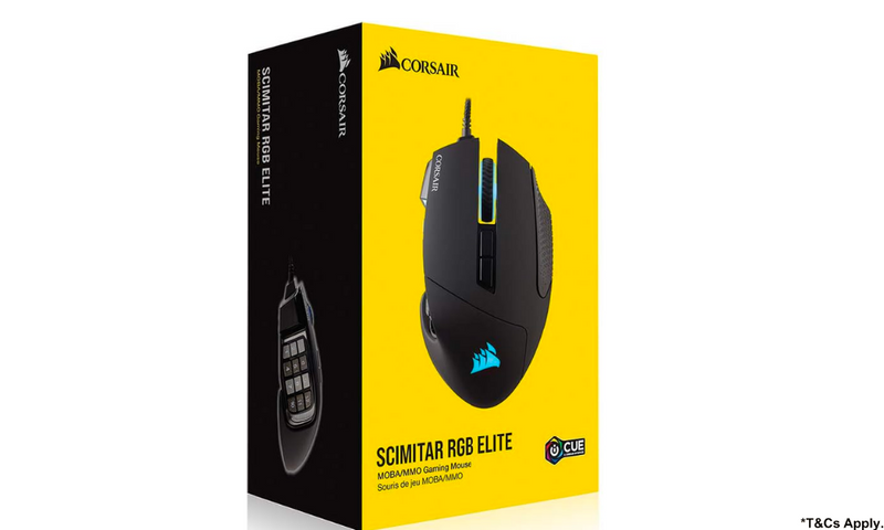 Corsair Scimitar Elite RGB Optical MOBA/MMO Gaming Mouse