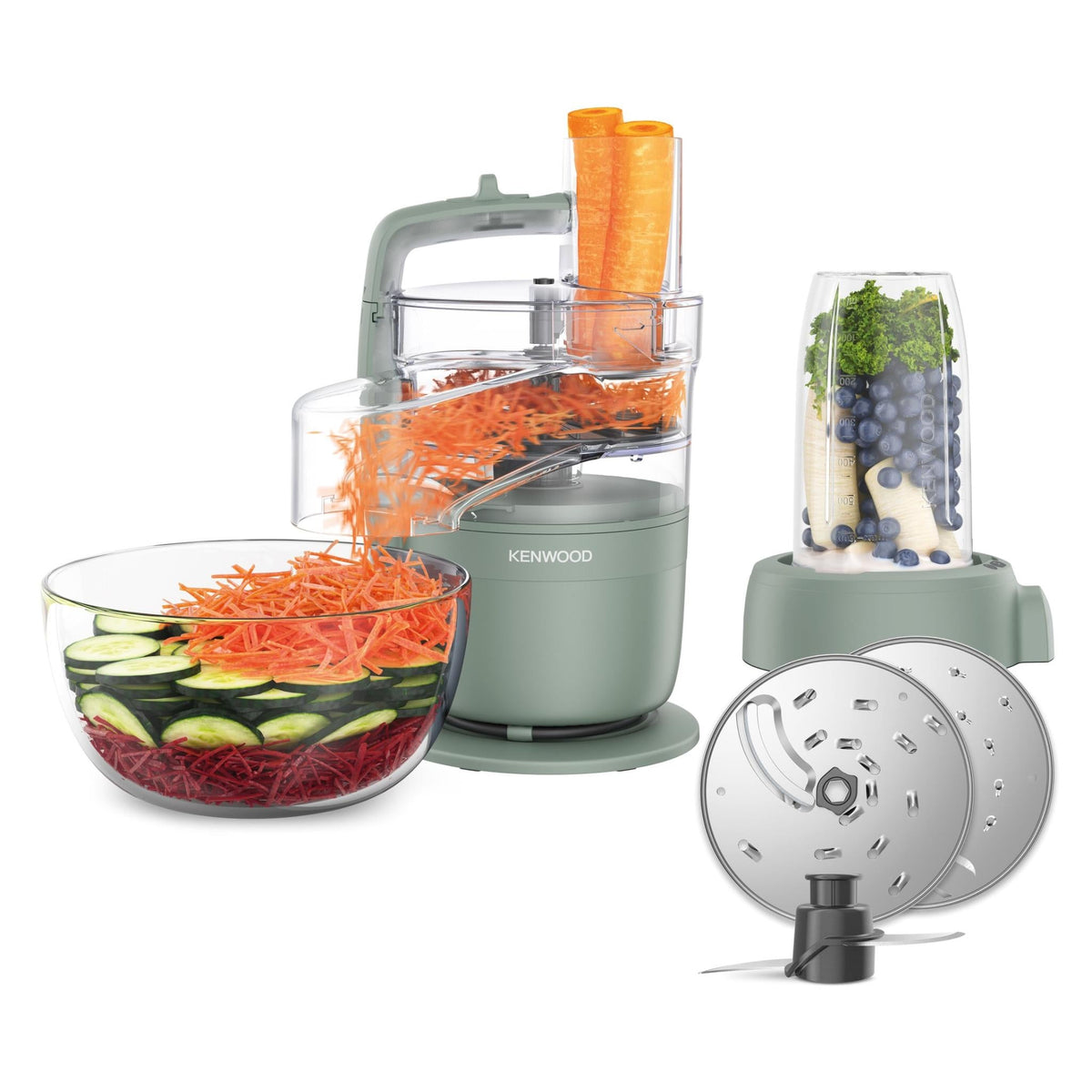 Kenwood MultiPro Go Blend Food Processor (Eucalyptus Green) — view 1