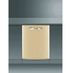 Smeg PF 60cm Inbuilt Retro Dishwasher Cream