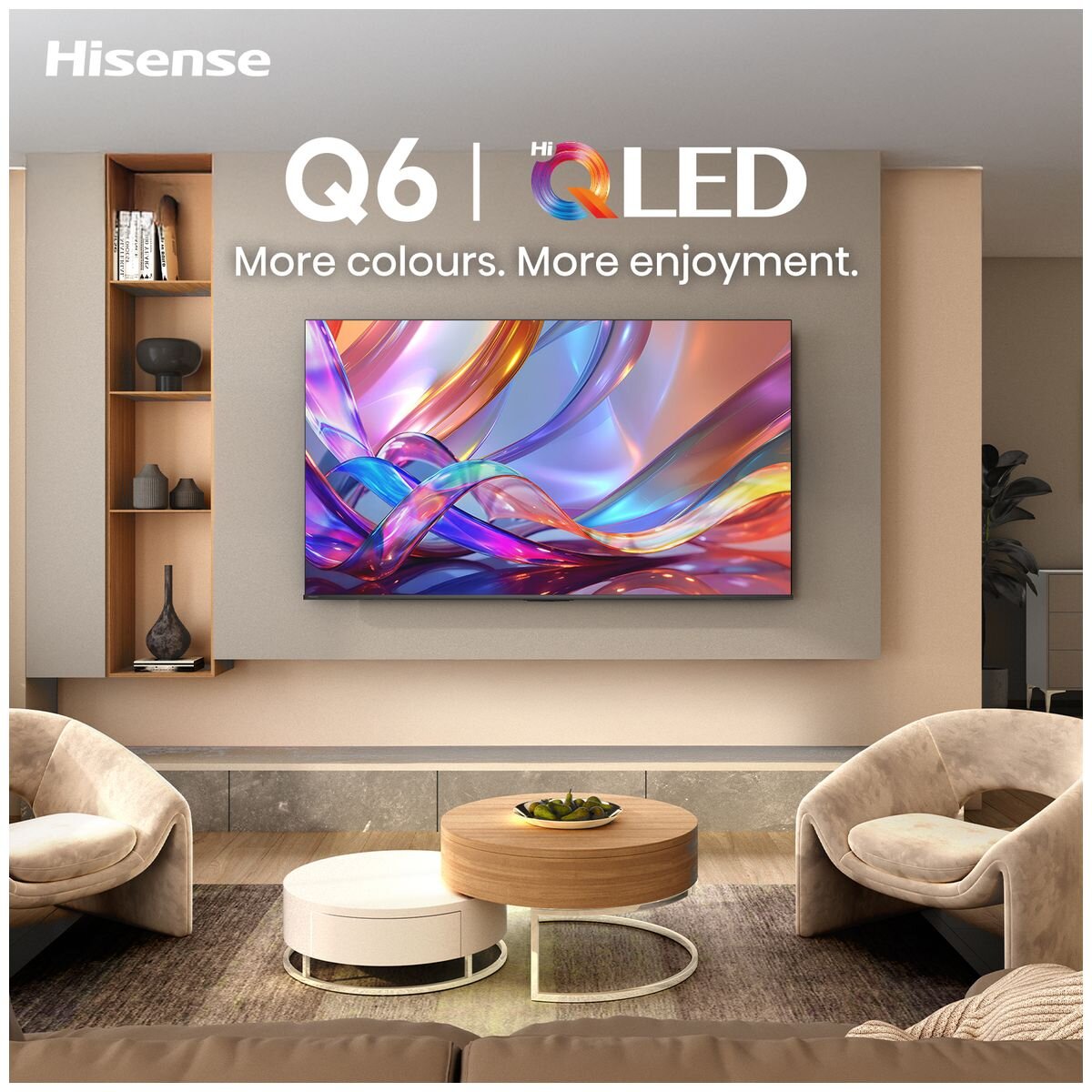 Hisense 65 Inch Q6S 4K Hi-QLED TV 65Q6SAU [2026]