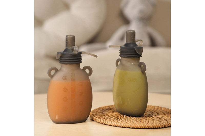 Haakaa: Happii Bear Silicone Goody Pouch (170ml x 4)