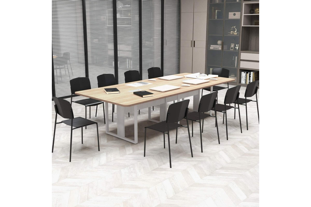 Giantex 4PCS Dining Chair Home Office Side Chairs w/Metal Legs Stackable Armless Chairs Black