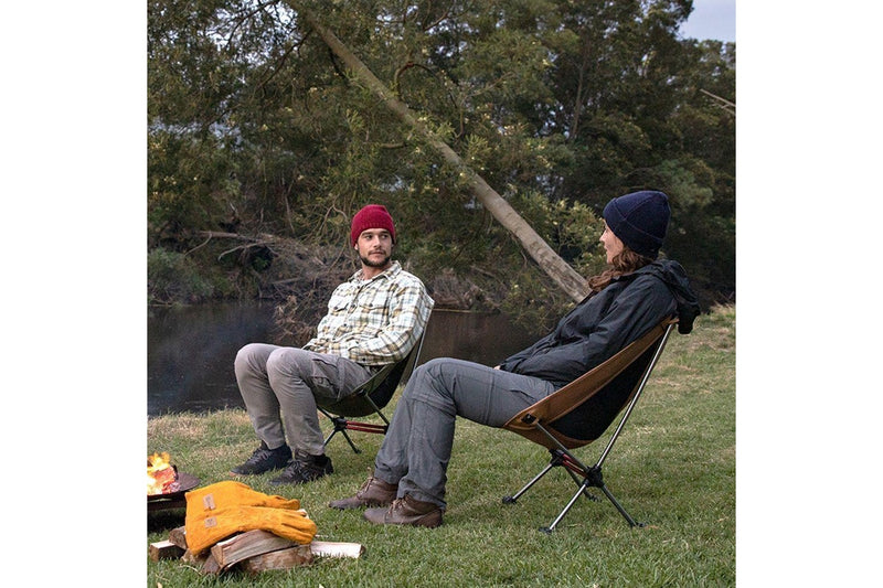 Naturehike Folding Moon Chair Outdoor Fishing Ultralight Portable Camping Chair Regular - Amber