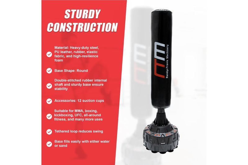 170cm Free Standing Boxing Punching Bag Stand MMA UFC Kick Fitness
