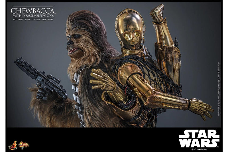 Star Wars: EP5: Chewbacca w/Disassembled C-3PO - 14" Action Figure