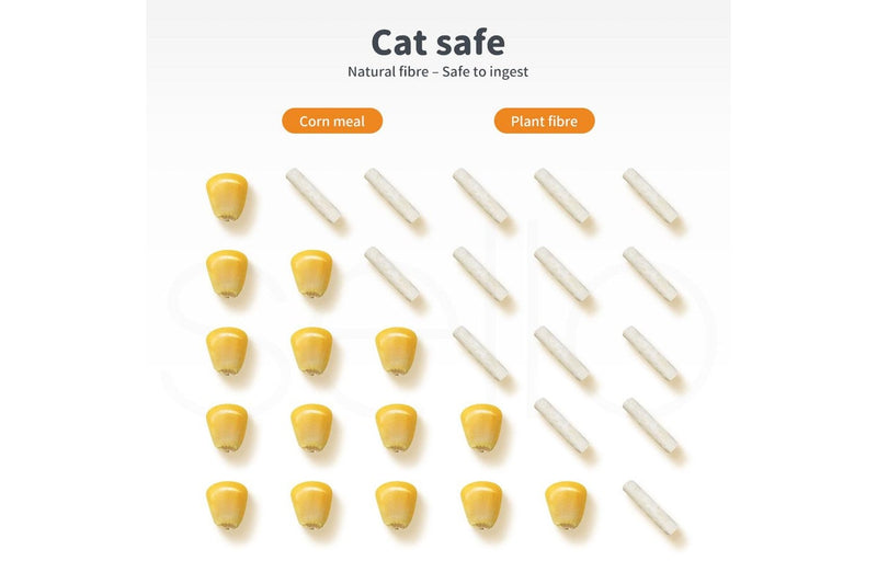 Pawz 2.5kg Tofu Cat Litter Clumping Flushable Fast Super Absorben Natural x6