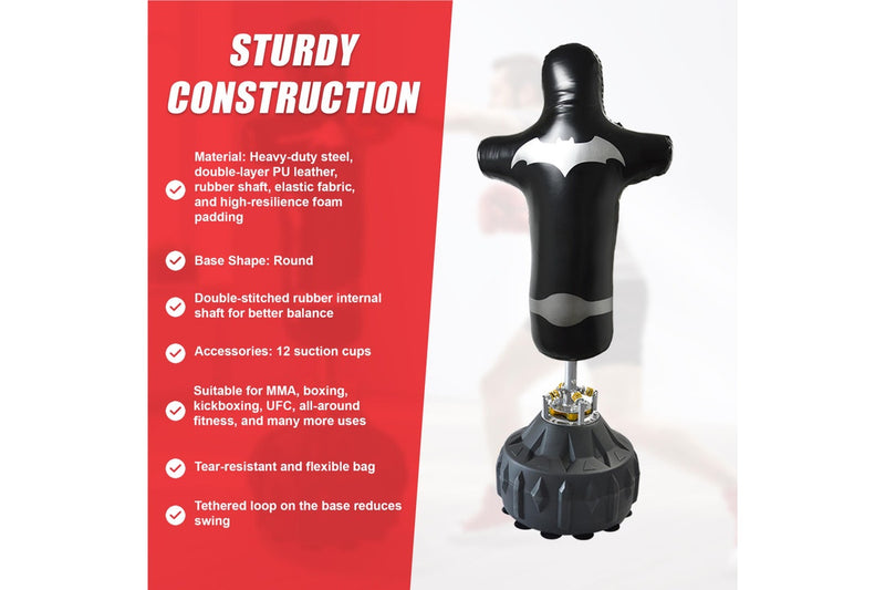 180cm Free Standing Boxing Punching Bag Stand MMA UFC Kick Fitness