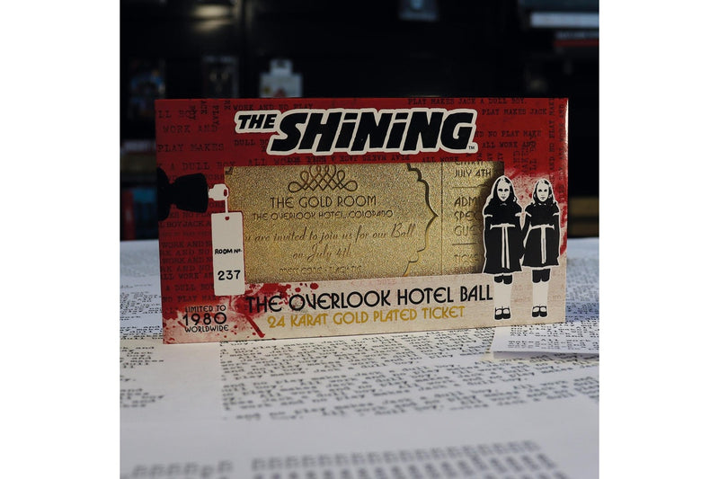 The Shining: Overlook Hotel Ball - 24k Gold Plated Ticket