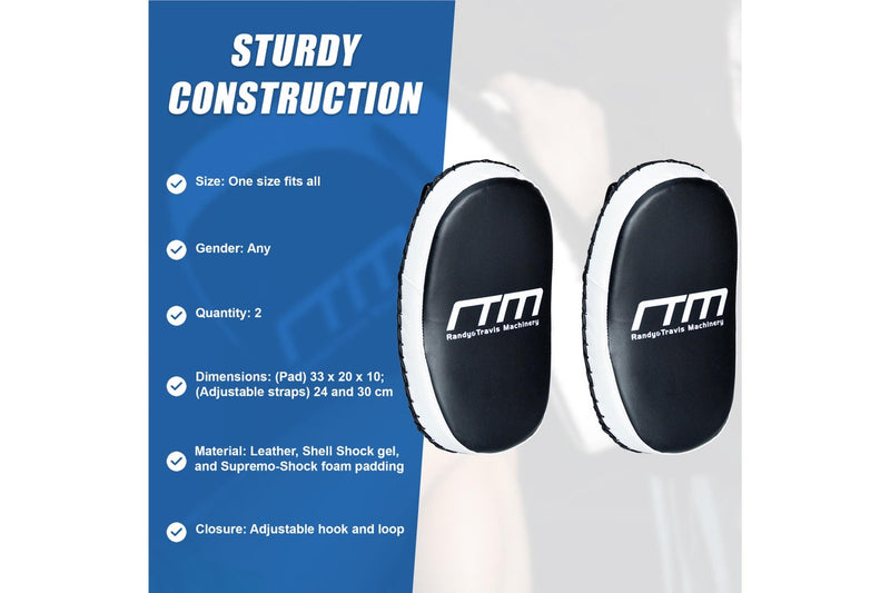 MMA Kick Boxing Pads Curved Strike Shield Punching Bag Focus Arm Muay Thai