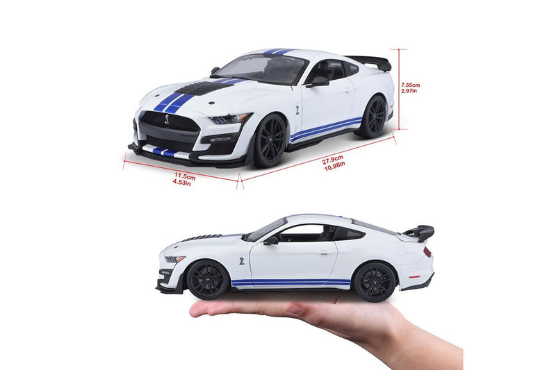 Maisto Special Edition 1:18 2020 Ford Mustang Shelby GT 500 WHT Model Car Toy 3+
