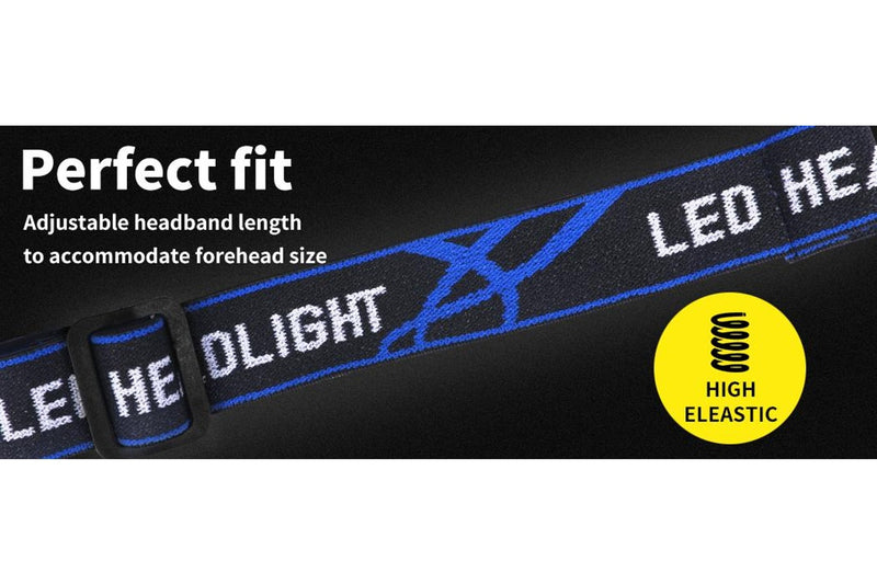 LED Outdoor Headlamp Camping Headlight Flashlight Head Torch Light Rechargeable