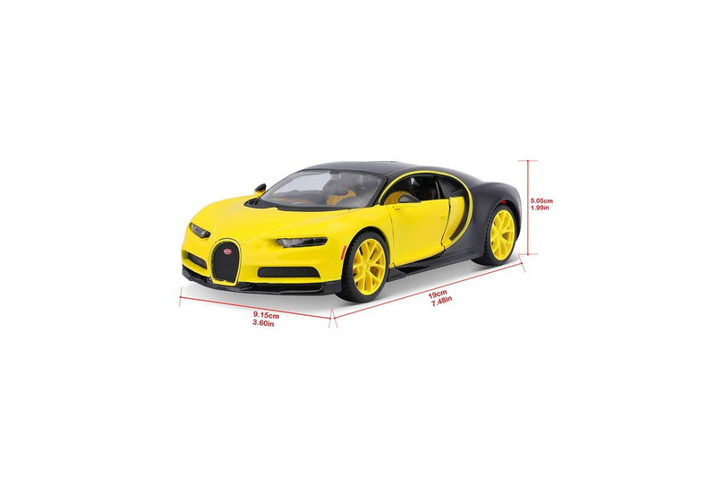 Maisto 1:24 Scale 2017 Bugatti Chiron Coupe Model Car Kids Childrens Toy 3y+