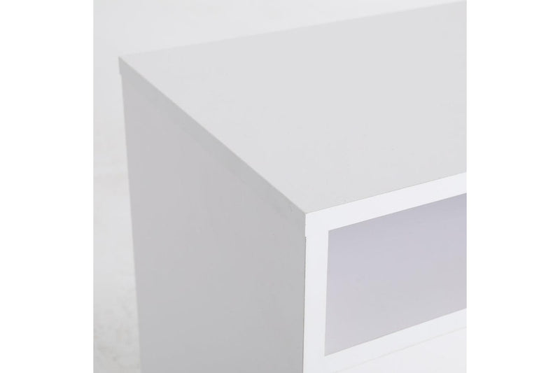 2X Bedside Table Side Storage Cabinet Nightstand Bedroom Drawer Anya White Bedside Tables