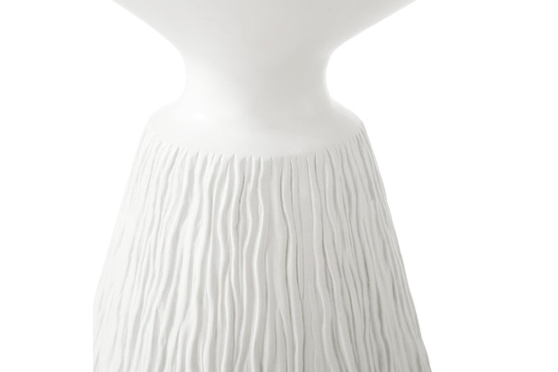 Oikiture Side Table Stone White