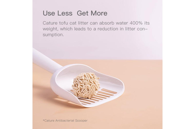 Cature 18L 7.2kg Milk Tofu Clumping Cat Litter Pellets Odour Control Flushable