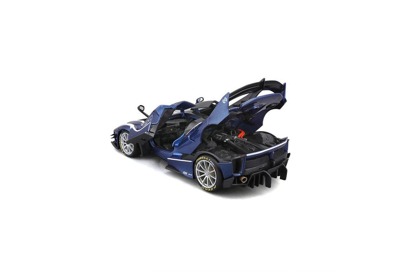 Maisto 1:18 R&P Ferrari FXX EVO No.70 Blue Model Car Kids Childrens Toy 3y+