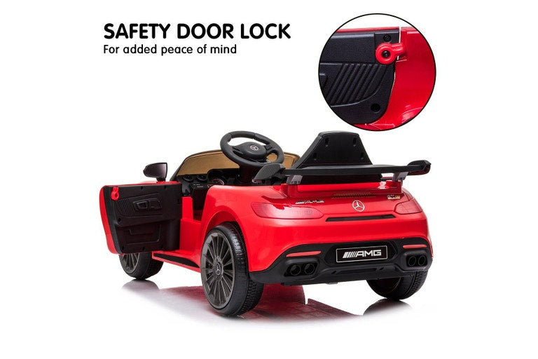 Mercedes Benz Licensed Kids Electric Ride On Car Remote Control Red
