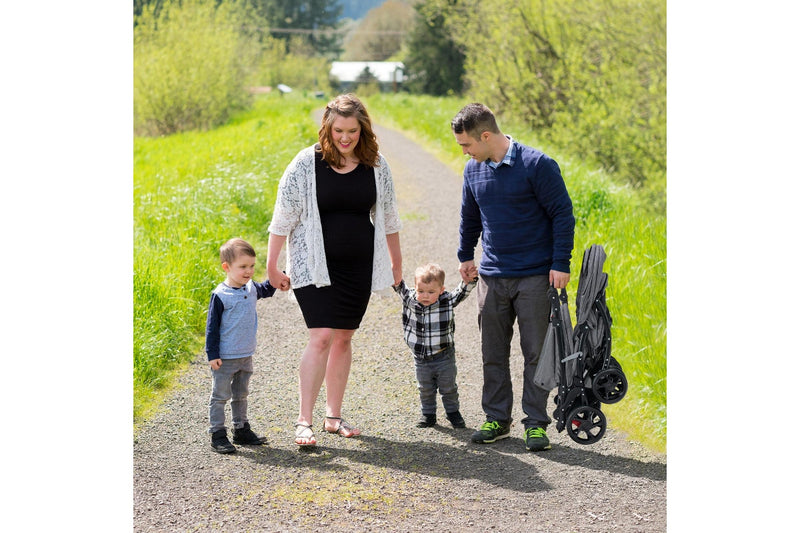 Giantex Foldable Double Seat Baby Pram Toddler Stroller Backrest Footrest Twin Infant Snap Stroller