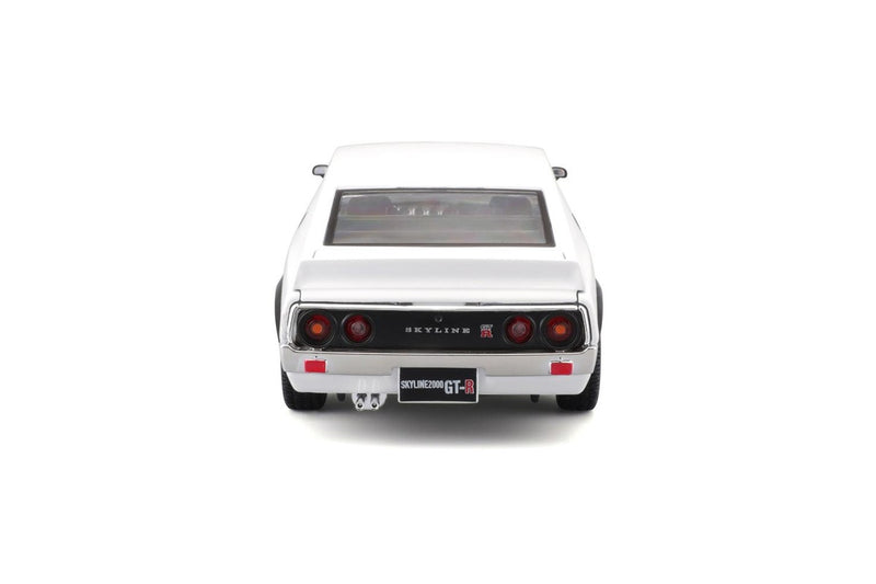 Maisto 1973 Nissan Skyline 2000 GT-R Diecast Display Model 1:24 Scale Toy WHT 3+