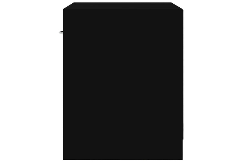 Bedside Cabinets 2 Pcs With Drawer Black Bedside Tables