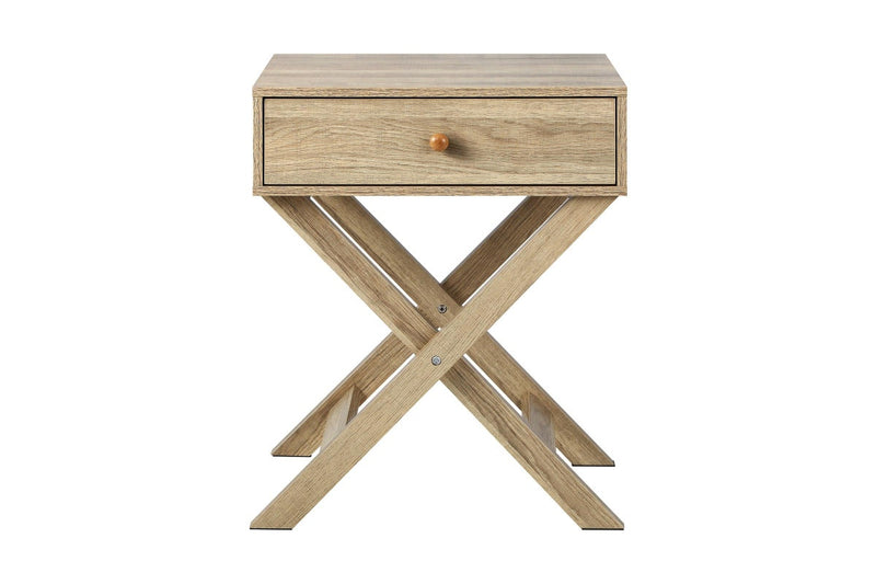 Oikiture Bedside Tables Set of 2 Nightstand Side End Table