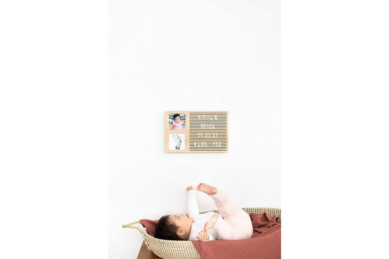 Pearhead: Baby Prints Letterboard Frame