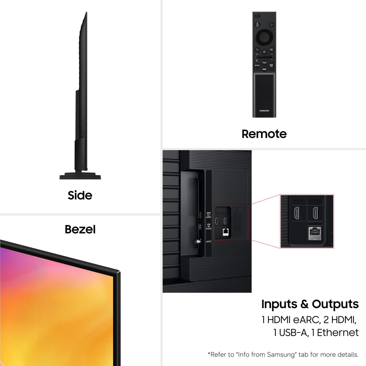 Samsung 55" M70H Mini LED 4K Smart AI TV 2026 — view 3