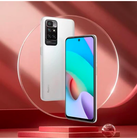 Xiaomi Redmi 10 (2022) - Smartphone 128GB, 4GB RAM, Dual Sim, Pebble White - Layaway AU