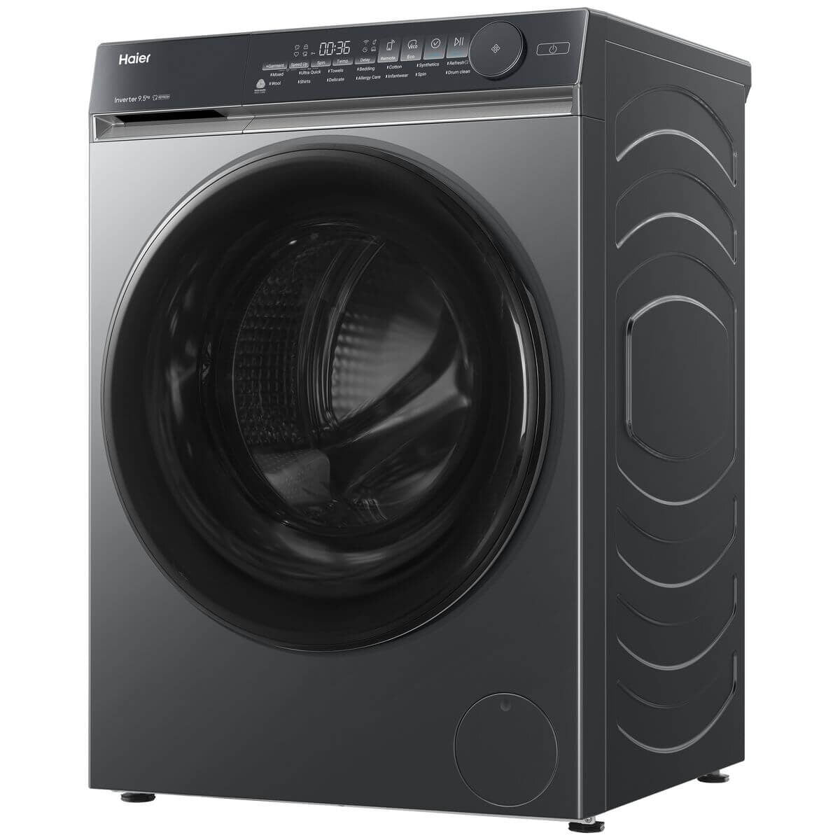 Haier 9.5KG Front Load Washing Machine Dark HWFS95NB1
