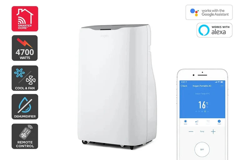 Kogan SmarterHome™ 4.7kW Portable Air Conditioner (16,000 BTU)