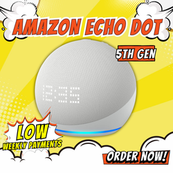 Amazon Echo Dot Smart Speaker with Alexa (Gen 5) - Glacier White