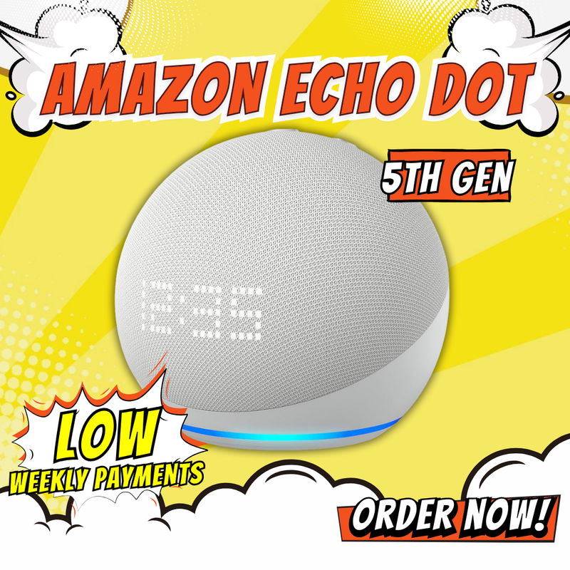 Amazon Echo Dot Smart Speaker with Alexa (Gen 5) - Glacier White