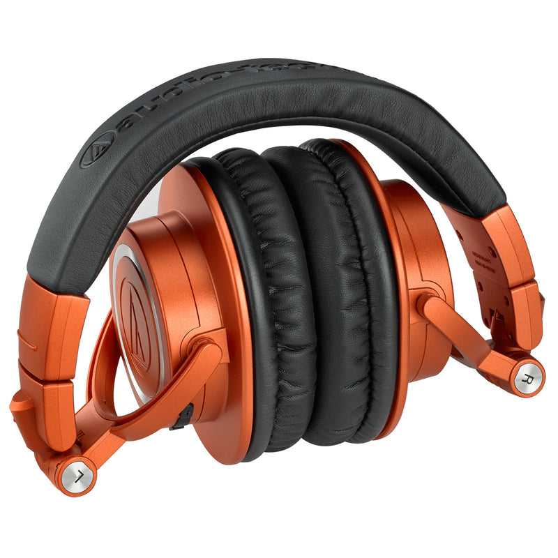 Audio-Technica ATHM50XBT2MO Orange Bluetooth Premium Studio