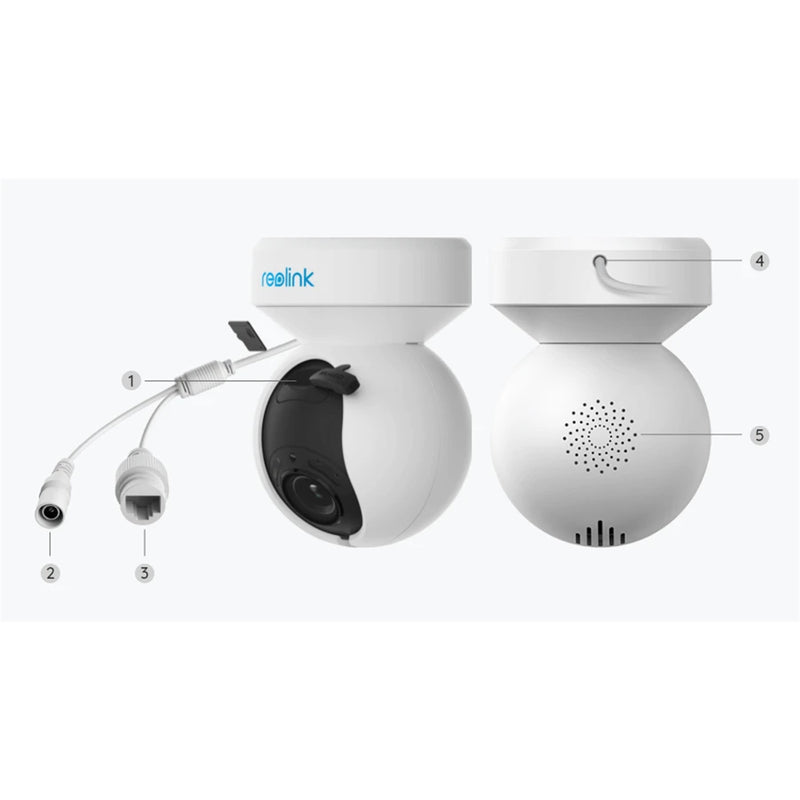 Reolink E1 Outdoor Pro 8MP/4K PTZ PTZ WiFi Camera with Spotlight, Color Night Vision, 3X Optical Zoom, Auto Tracking, Person/Vehicle Detection, Time Lapse