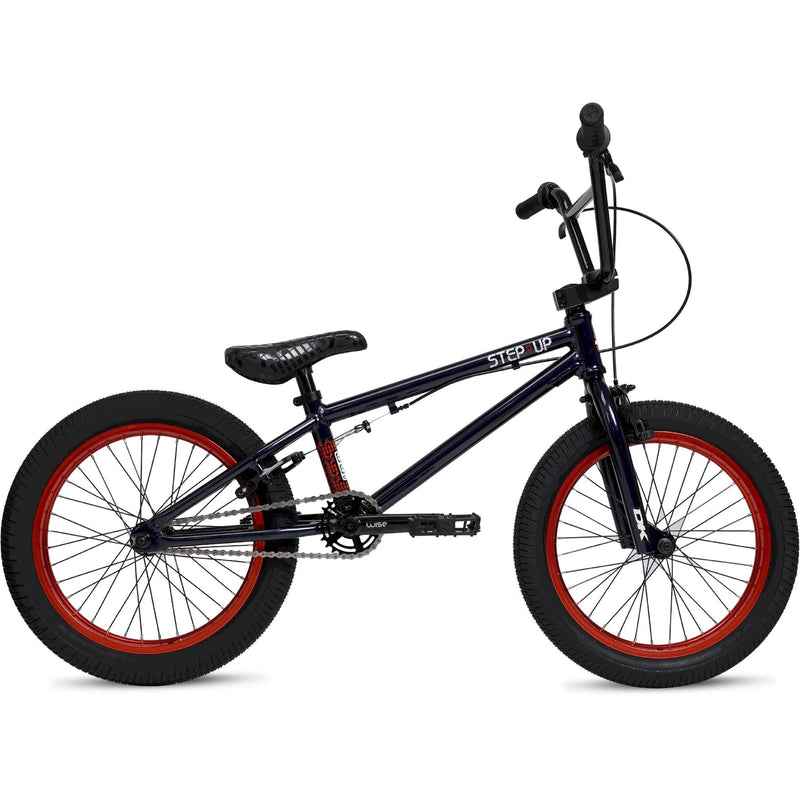 DK Step Up 18'' BMX Bike Blue/Red
