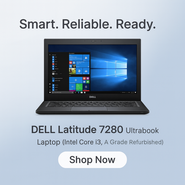DELL Latitude 7280 Ultrabook Laptop Intel Core i3 A Grade Refurbished - Layaway AU
