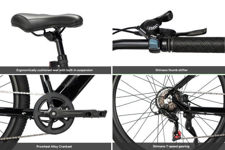 Fortis 27.5“ 36V 10Ah Hybrid Pro Shimano Commuter Electric Mountain Bike