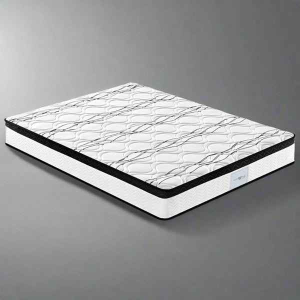 Kingston 24cm Thick Pillow Top Cool Foam Pocket Spring Medium Firm Mattress - King